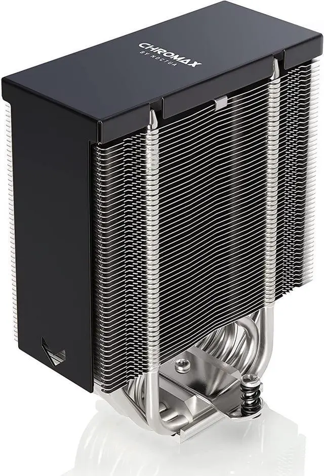 Alt view image 7 of 7 - Noctua NH-U12A CPU Cooler with NA-HC8 chromax.Black heatsink Cover