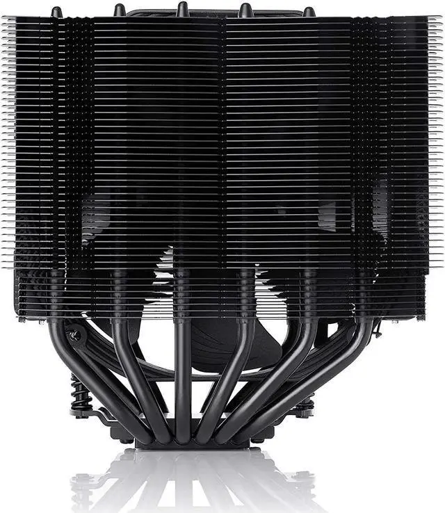 Alt view image 3 of 7 - Noctua NH-D15S chromax.Black CPU Cooler with NA-HC3 chromax.Black.swap heatsink Covers