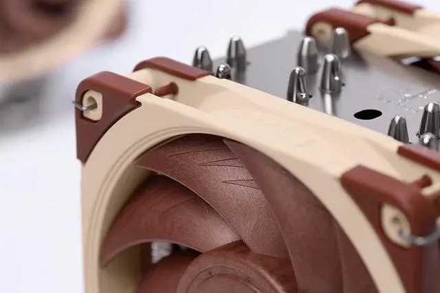 Alt view image 5 of 7 - Noctua NH-U12A CPU Cooler with NA-HC8 chromax.Black heatsink Cover