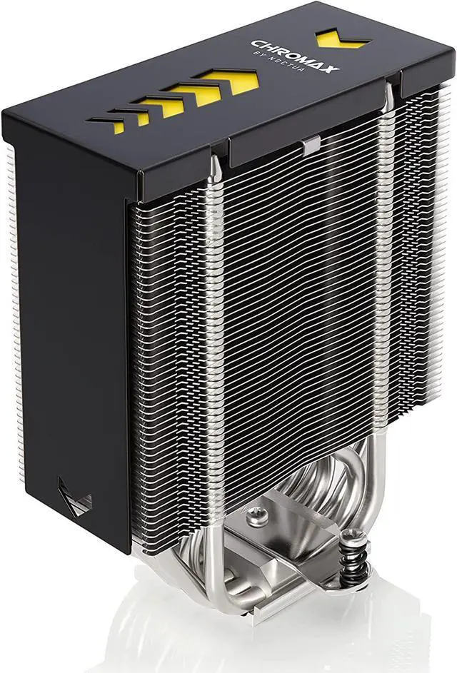 Alt view image 7 of 7 - Noctua NH-U12A CPU Cooler with NA-HC7 chromax.Black.swap heatsink Cover