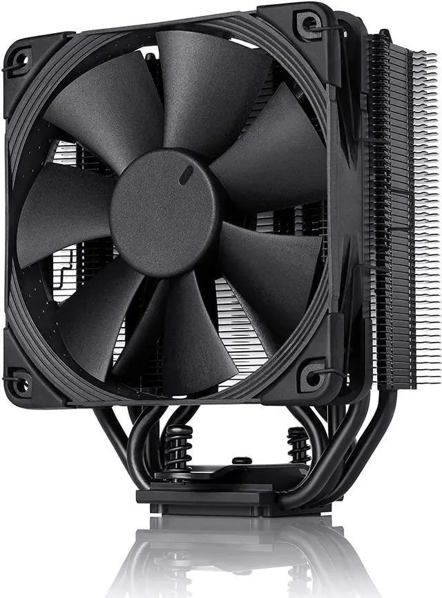 Alt view image 2 of 7 - Noctua NH-U12S chromax.Black CPU Cooler with NA-HC2 chromax.Black heatsink Cover