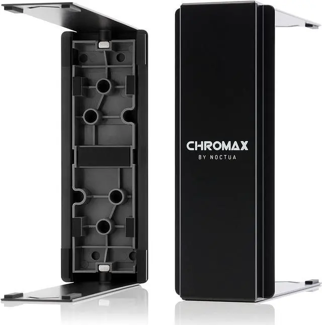 Alt view image 5 of 7 - Noctua NH-U12S SE-AM4 CPU Cooler with NA-HC2 chromax.Black heatsink Cover
