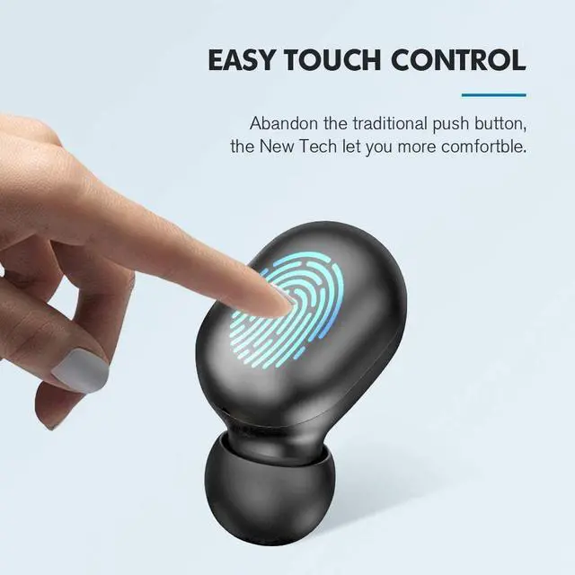 Alt view image 3 of 5 - Saikang Haylou GT1 TWS Fingerprint Touch Bluetooth Earphones, HD Stereo Wireless Headphones,Noise Cancelling Gaming Headset