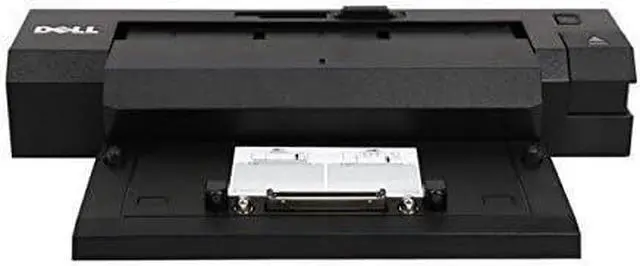 Alt view image 4 of 7 - Dell E-Port Replicator PR02X Docking Station and Port Replicator with PA-4E 130W AC for Dell E Series Laptop / Notebooks