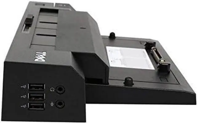 Alt view image 4 of 6 - Dell E-Port Plus Advanced Port Replicator with USB 3.0 for E Series Latitudes, 240W AC