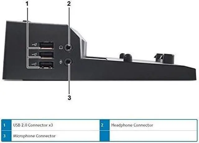 Alt view image 4 of 7 - DELL SIMPLE EPORT REPLICATOR USB 30