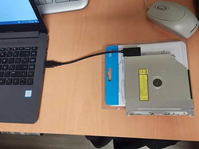 Alt view image 5 of 7 - USB 3.0 to 7+6 13Pin Slimline SATA Laptop CD/DVD ROM Optical Drive Adapter Cable