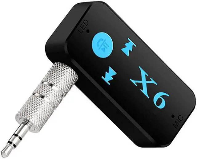 Alt view image 2 of 5 - Mini Wireless Bluetooth Receiver 3.5mm Jack Car AUX Audio  Adapter Hands- Car Kits TF Card Play Mp3 Music Receiver