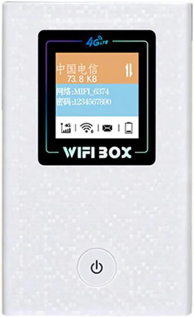 Alt view image 5 of 5 - 4G Wifi Router 4G Lte Wifi Wireless Router 6800MAh Battery Power Bank Hotspot Unlocked Car Mobile with Sim Card Slot