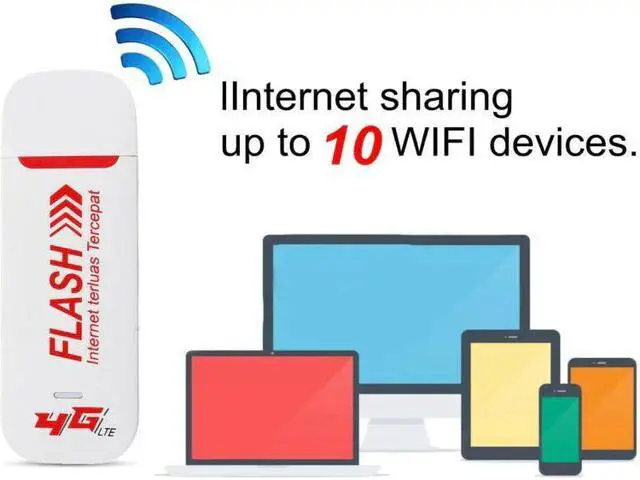 Alt view image 5 of 5 - 4G Router LTE WIFI Wireless USB Dongle Broadband Modem 150 Mbps Portable Car WIFI Router Hotspot