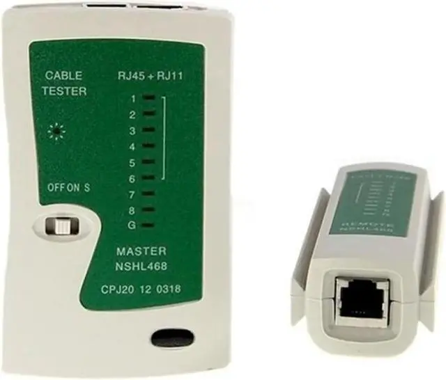 Alt view image 4 of 5 - 5Pcs/Set Network Ethernet Cable Tester Rj45 Kit Crimper Crimping Tools Punch Down Rj11 Cat6 Wire Detector Qjy99 Stripping Crimpi