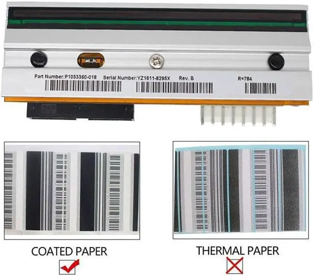 Alt view image 3 of 4 - For Zebra 105SL Plus 203dpi Compatible P1053360-18 Barcode Label Printer Print Head,Warranty 90days