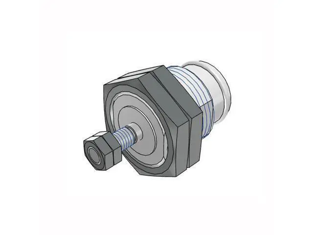 Alt view image 4 of 6 - FESTO EGZ-16-10 Screw-In Cylinder 15040 Stroke 10 mm