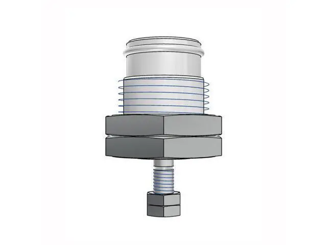 Alt view image 2 of 6 - FESTO EGZ-16-10 Screw-In Cylinder 15040 Stroke 10 mm