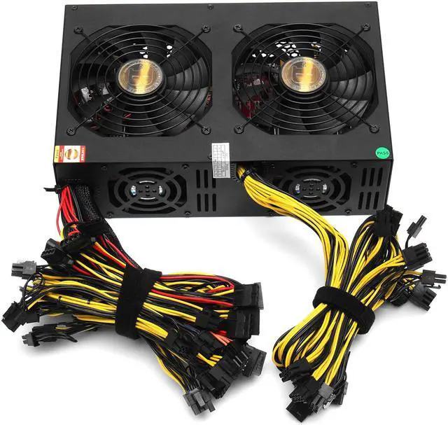 Main image of 3450W Miner Power Supply 140mm Cooling Fan ATX 12V Version 2.31 Computer Power Supply Mining