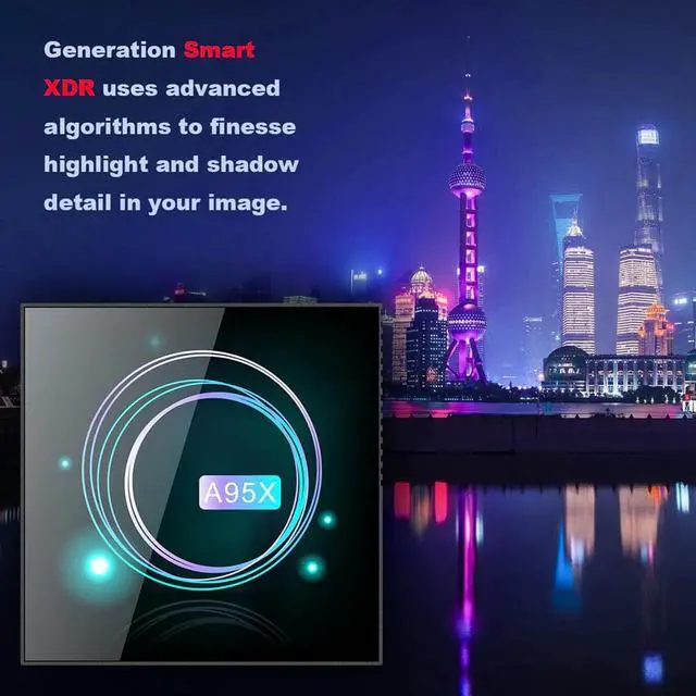 Alt view image 4 of 5 - F3 Slim Smart Android 9.0 TV Box 8K Decoding UHD 4K Set Top Box Amlogic S905X3 2GB/16GB 2.4G/5G WiFi BT4.2 Media Player