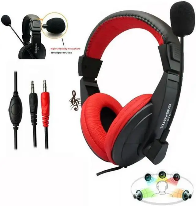 Alt view image 3 of 5 - Gamer Headset For PC Computer For Nintendo Switch Game Consoles Stereo Gaming Headphones Wired Headset With Mic Gifts