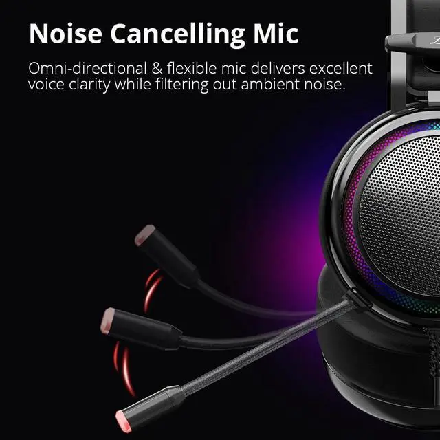 Alt view image 3 of 5 - Glary Gaming Headset ps4 headset Virtual 7.1,USB Interface Gaming Headphones for ps4,nintendo switch,Computer,Laptop