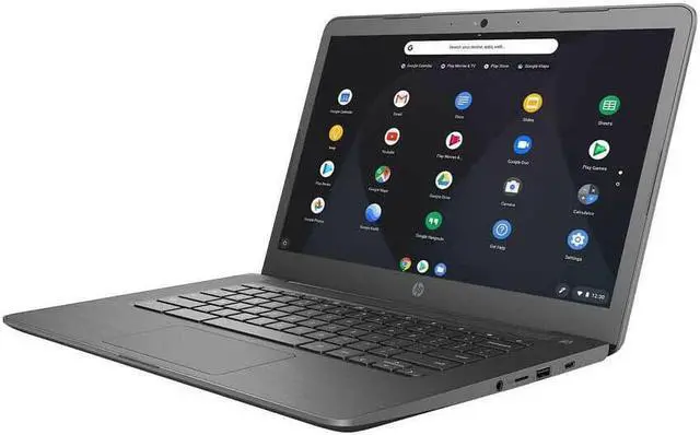 Alt view image 3 of 4 - HP Chromebook 14-ca003cl 14" FHD IPS Laptop Intel Celeron N3350 1.10 GHz up to 2.4 GHz Intel HD Graphics 500 4GB DDR4-2400 RAM 64 GB eMMC Chrome OS, B Grade - 7YB67UA