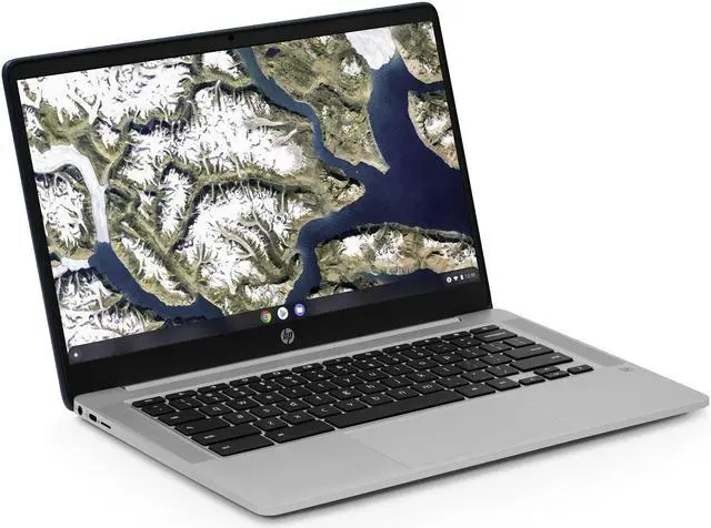 Alt view image 4 of 5 - HP Chromebook 14a-na0031wm 14" HD WLED Laptop Intel Pentium Silver N5000 1.1 GHz up to 2.7 GHz 4GB LPDDR4-2400 SDRAM 64 GB eMMC Intel UHD Graphics 605 Chrome OS, B Grade - 9FY38UA