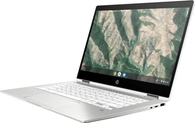 Alt view image 3 of 5 - HP Chromebook 14a-na0031wm 14" HD WLED Laptop Intel Pentium Silver N5000 1.1 GHz up to 2.7 GHz 4GB LPDDR4-2400 SDRAM 64 GB eMMC Intel UHD Graphics 605 Chrome OS, B Grade - 9FY38UA