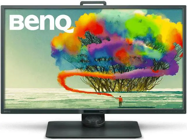 Alt view image 4 of 5 - BenQ PD3200U 32" 3840 x 2160 4K IPS Monitor, 100% Rec. 709 and sRGB, 4ms(GTG), 20M:1 DCR, Height Adjustable, VESA Ready, HotKey Puck, Built-in Speakers