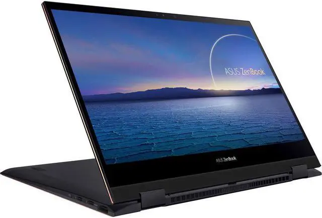 Alt view image 3 of 6 - ASUS ZenBook Flip S 13.3" 4k UHD OLED Touch Laptop, Intel i7-1165G7, 16GB RAM, 1TB SSD, Win 10 Pro - UX371EA-XB76T
