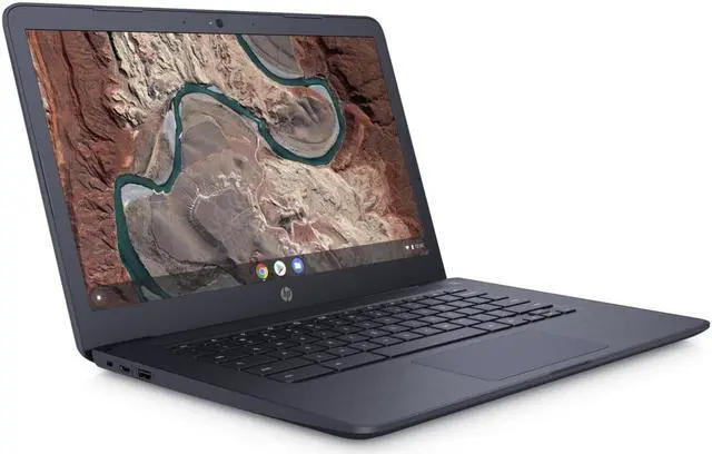 Alt view image 3 of 5 - HP 14-DB0001CA 14" Chromebook AMD A4-9120C 1.6GHz 4GB DDR4 32GB SSD Chrome OS