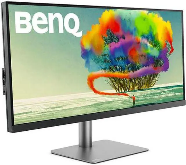 Alt view image 3 of 6 - BenQ PD3420Q 34 2K Monitor 21:9 3440 x 1440 WQHD IPS 350nit 1000:1 5ms 60 Hz Anti-Glare Built-in Speaker HDMI USB B/C DisplayPort - Grey 1 Year Direct BenQ Warranty