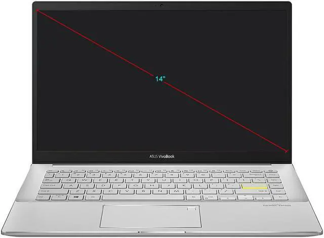Alt view image 3 of 6 - ASUS VivoBook S14 S433 Thin and Light 14" FHD, Intel Core i5-10210U CPU, 8 GB DDR4 RAM, 512 GB PCIe SSD, Windows 10 Home, S433FA-DS51