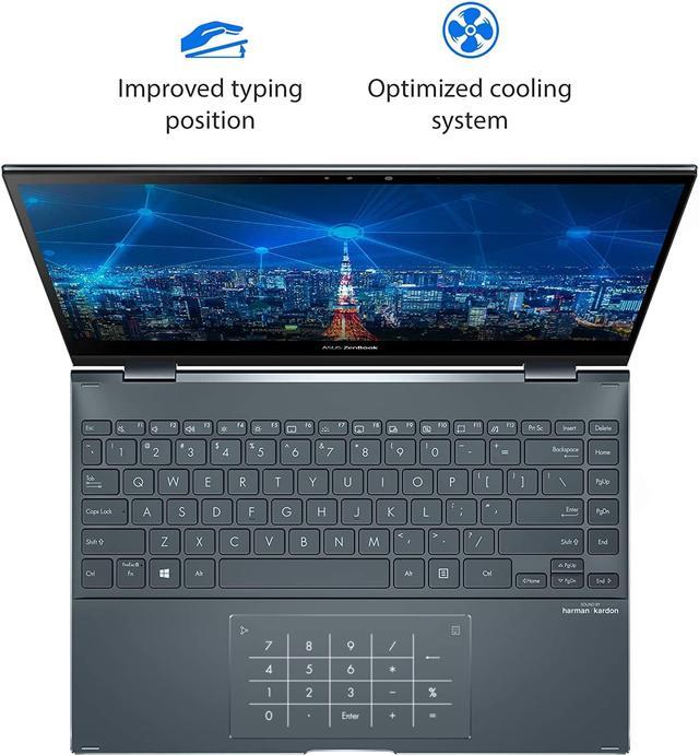 Alt view image 3 of 5 - ASUS ZenBook Flip UX363EA-DH52T 13.3" Laptop OLED FHD Touch Display i5-1135G7 2.4GHz 8GB RAM 512GB SSD Windows 10 Home