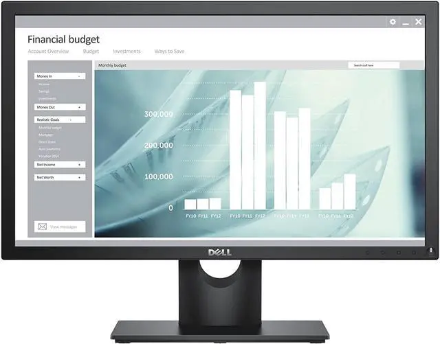 Alt view image 5 of 9 - DELL E2218HN 21.5" FullHD 1920x1080 5ms Led-Backlit TN Monitor