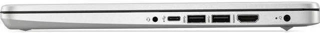 Alt view image 5 of 5 - HP 14-FQ0028CA 14" FHD IPS Laptop AMD Athlon Silver 3050U 2.3 GHz up to 3.2 GHz 8GB DDR4-2400 MHz RAM 256GB PCIe NVMe M.2 SSD AMD Radeon Graphics Windows 10 Home, B Grade, Minor Scratches - 2L7J1UA