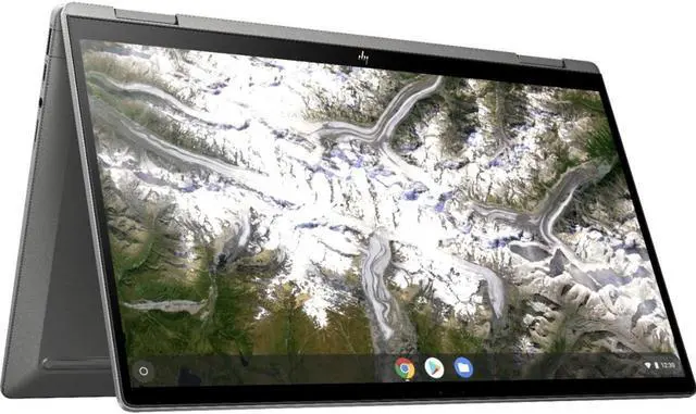 Main image of HP Chromebook x360 14c-ca0053dx 14" FHD (1920x1080) Touchscreen Laptop Intel Core i3-10110U 2.1 GHz up to 4.1 GHz  8GB DDR4-2666 SDRAM 64GB eMMC Intel UHD Graphics Chrome OS - 9UR36UA