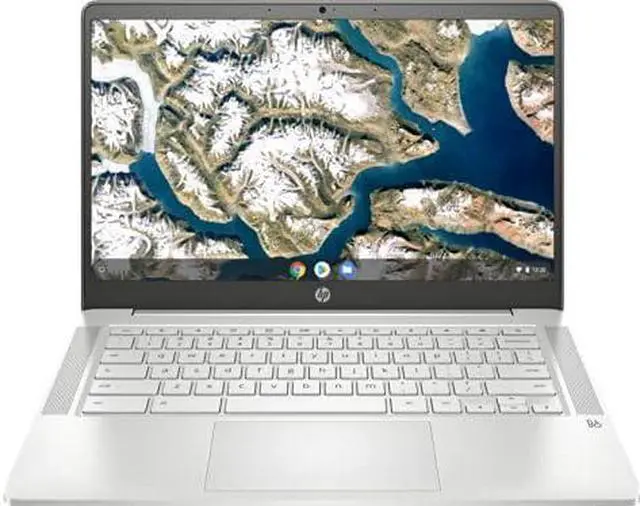 Alt view image 8 of 9 - HP Chromebook 14a-na0010ds 14" HD Touch Laptop Intel Celeron N4020 1.1 GHz up to 2.8 GHz 4GB LPDDR4-2400 SDRAM 128GB eMMC Intel UHD Graphics 600 Chrome OS - 9PF29UA