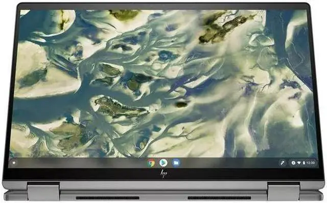 Alt view image 3 of 6 - HP Chromebook x360 14c-cc0013dx 14" FHD Intel Core i3-1115G4 3.0 GHz up to 4.1 GHz 8GB DDR4 128GB PCIe NVMe M.2 SSD Intel UHD Graphics ChromeOS Laptop, Mineral Silver