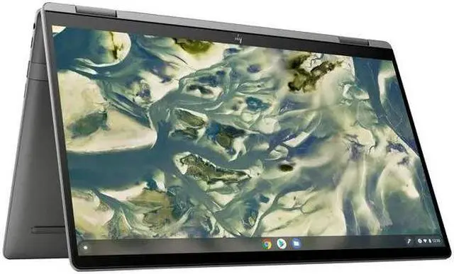 Alt view image 5 of 6 - HP Chromebook x360 14c-cc0013dx 14" FHD Intel Core i3-1115G4 3.0 GHz up to 4.1 GHz 8GB DDR4 128GB PCIe NVMe M.2 SSD Intel UHD Graphics ChromeOS Laptop, Mineral Silver