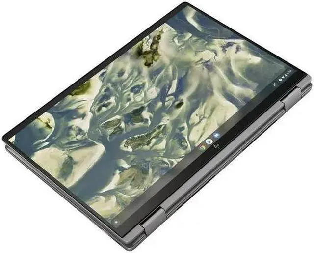 Alt view image 6 of 6 - HP Chromebook x360 14c-cc0013dx 14" FHD Intel Core i3-1115G4 3.0 GHz up to 4.1 GHz 8GB DDR4 128GB PCIe NVMe M.2 SSD Intel UHD Graphics ChromeOS Laptop, Mineral Silver
