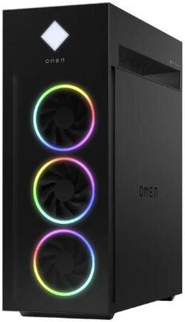 Alt view image 2 of 4 - HP OMEN 45L GT22-0238M AMD Ryzen 9 5900X 3.7 GHz up to 4.8 GHz 32GB DDR4 2TB HDD 2TB HDD NVIDIA GeForce RTX 3060 Windows 11 Home Gaming Desktop, Black - 4E980AV-V001