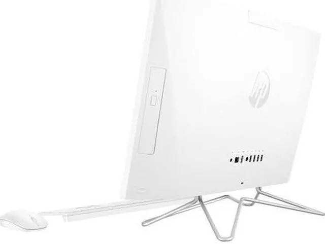 Alt view image 4 of 4 - HP 24-df0062ds 23.8" IPS FHD Touchscreen All-In-One Desktop Intel Pentium Silver J5040 2.0GHz up to 3.20GHz Intel UHD 605 8GB DDR4 RAM 256GB SSD Windows 11 Home, White -1K0F1AA-001