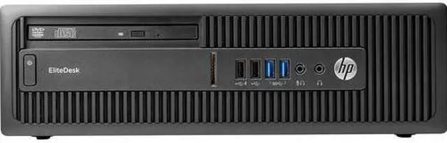 Alt view image 2 of 5 - HP ELITEDESK 705 G3 SFF Desktop AMD PRO A8-9600 3.10GHz up to 3.40GHz AMD Radeon R7 Graphics 8GB DDR4-2133 RAM 256GB SSD Windows 11 Home, Black - W4Q25AV-001