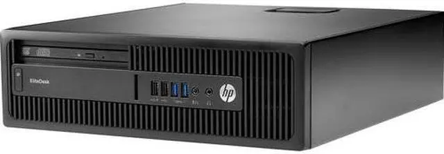 Alt view image 3 of 5 - HP ELITEDESK 705 G3 SFF Desktop AMD PRO A8-9600 3.10GHz up to 3.40GHz AMD Radeon R7 Graphics 8GB DDR4-2133 RAM 256GB SSD Windows 11 Home, Black - W4Q25AV-001
