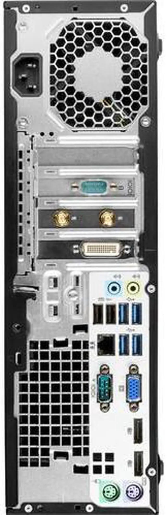 Alt view image 5 of 5 - HP ELITEDESK 705 G3 SFF Desktop AMD PRO A8-9600 3.10GHz up to 3.40GHz AMD Radeon R7 Graphics 8GB DDR4-2133 RAM 256GB SSD Windows 11 Home, Black - W4Q25AV-001