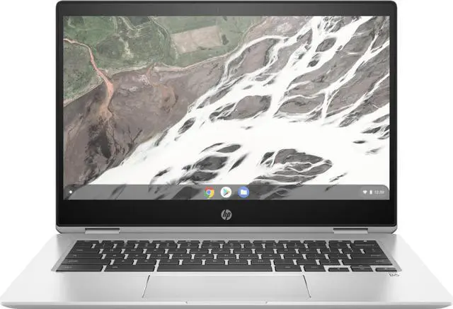 Main image of HP Chromebook x360 14" IPS Touch Laptop Intel Core i7-8650U 1.90 GHz up to 4.2 GH Intel UHD Graphics 620 16GB DDR4 RAM 64GB eMMC Bluetooth 4.2 Chrome OS, Silver - 6BV87UA