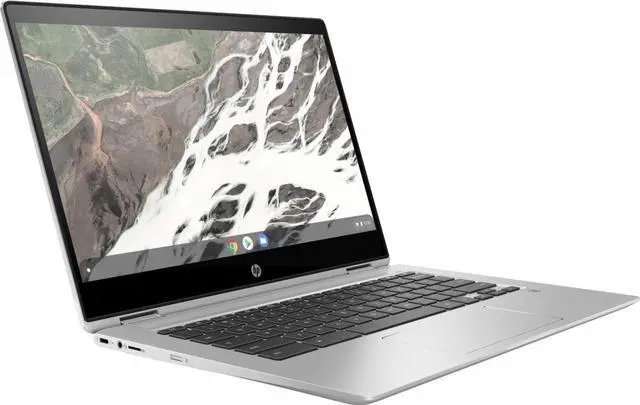 Alt view image 3 of 6 - HP Chromebook x360 14" IPS Touch Laptop Intel Core i7-8650U 1.90 GHz up to 4.2 GH Intel UHD Graphics 620 16GB DDR4 RAM 64GB eMMC Bluetooth 4.2 Chrome OS, Silver - 6BV87UA