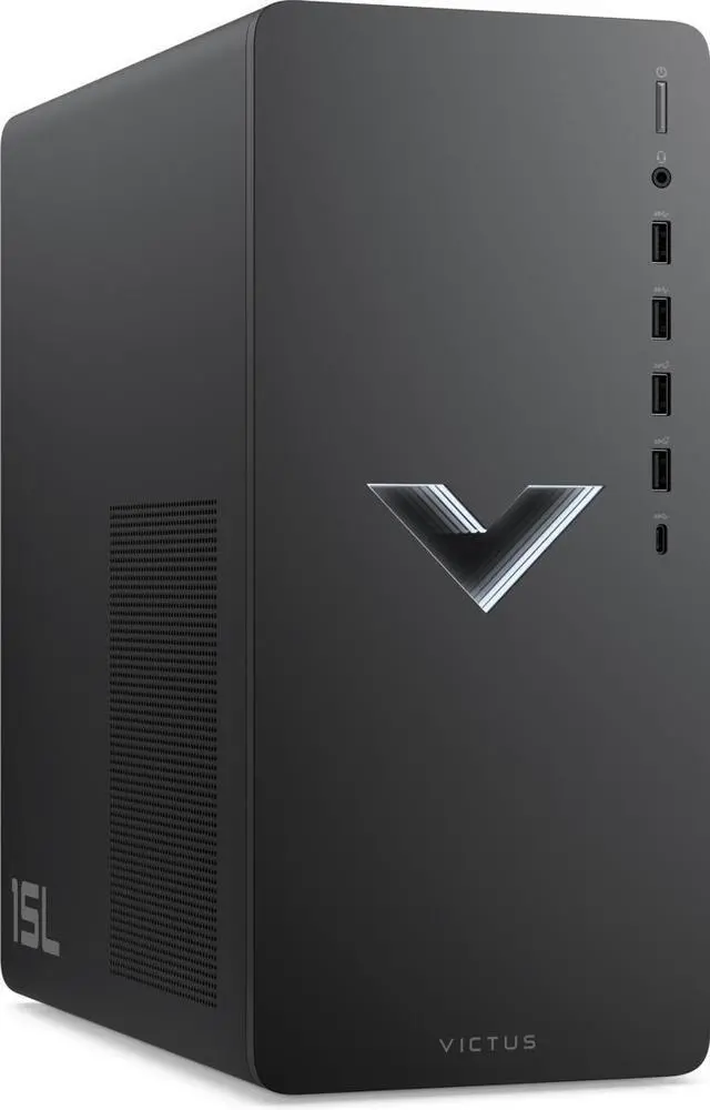 Alt view image 3 of 3 - HP Victus 15L TG02-1030H Gaming Desktop Intel Core i7-13700F 1.5 GHz up to 5.10 GHz NVIDIA GeForce RTX 3060 16GB DDR4-3200 RAM 512GB PCIe NVMe M.2 SSD Windows 11 Home, Black - 7L1U0AA
