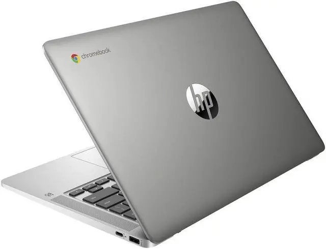 Alt view image 4 of 5 - HP Chromebook 14a-na0200nr 14" HD Laptop Intel Celeron N4120 1.1 GHz up to 2.6 GHz Intel UHD Graphics 600 4GB LPDDR4x-2933 RAM 64 GB eMMC Chrome OS- 60F57UA