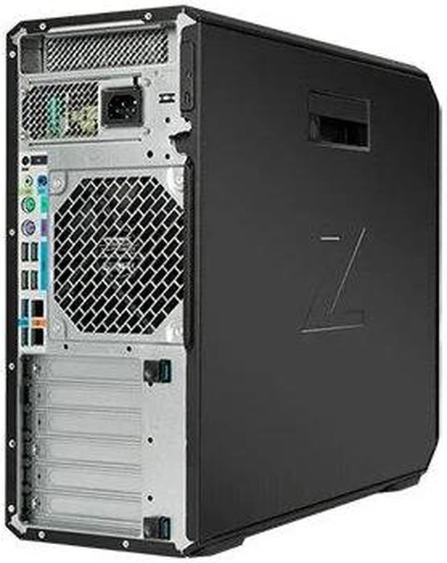 Alt view image 2 of 3 - HP G4 Z4 Workstation Desktop Intel Xeon W-2123 3.60 GHz up to 3.90 GHz AMD FirePro W2100 32GB DDR4-2933 RAM 1TB PCIe NVMe M.2 SSD 1TB HDD Windows 10 Pro, Black - 1JP11AV-E002