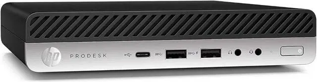 Alt view image 2 of 3 - HP ProDesk 600 G4 Mini Desktop Intel Core i5-8500T 2.10GHz up to 3.50GHz, 6 cores Intel UHD Graphics 630 8GB DDR4-2666 RAM 256GB SSD Windows 10 Pro Black - 5FU32UC