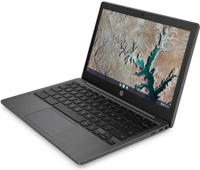 Alt view image 2 of 4 - HP Chromebook 11a 11A-NA0040NR 11.6" HD Touch Laptop MediaTek MT8183 2.0 GHz MediaTek Integrated Graphics 4GB LPDDR4-3733 32GB eMMC Chrome OS, B Grade - 1F6F9UA